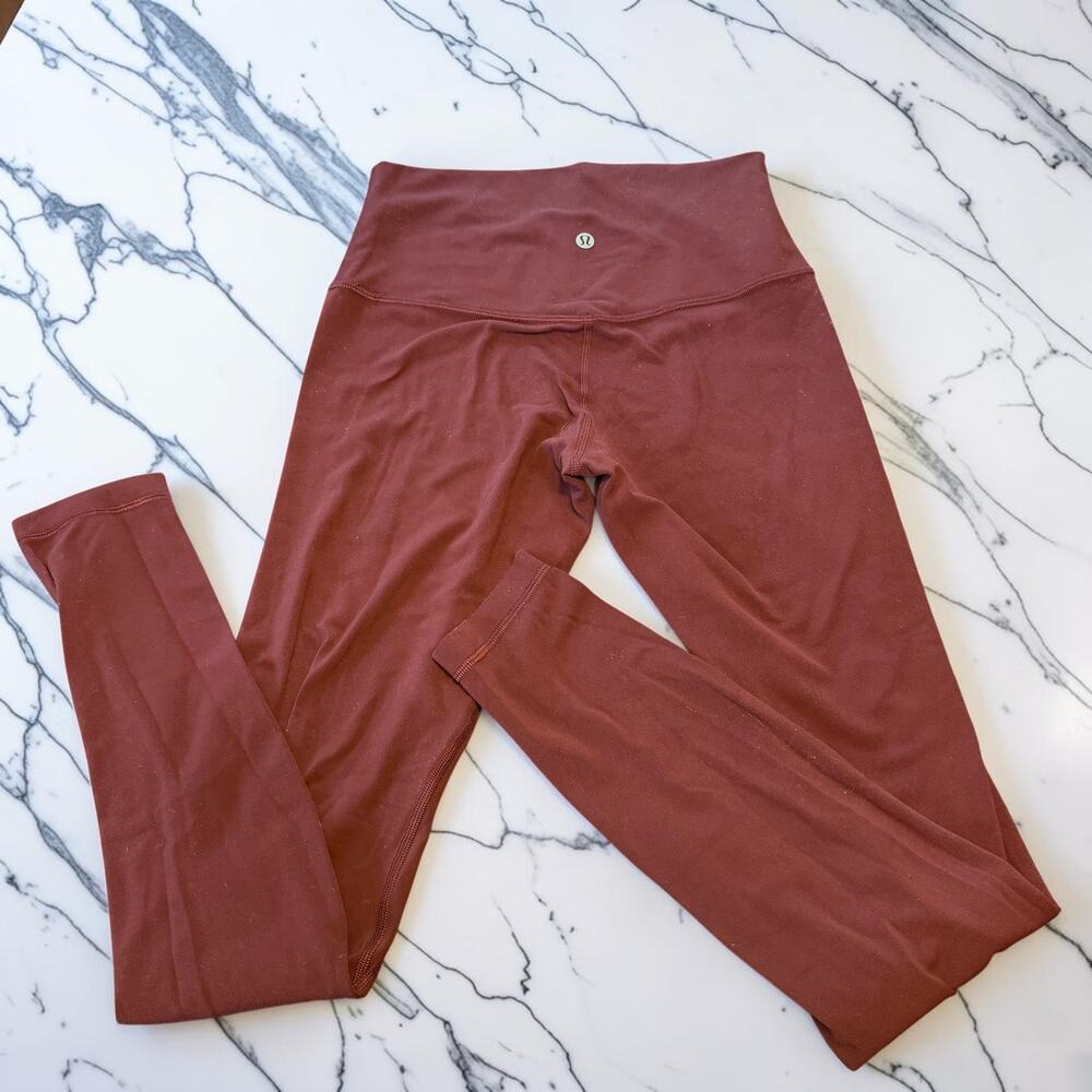 Lululemon Align High-Rise Leggings Brick Red Size 6